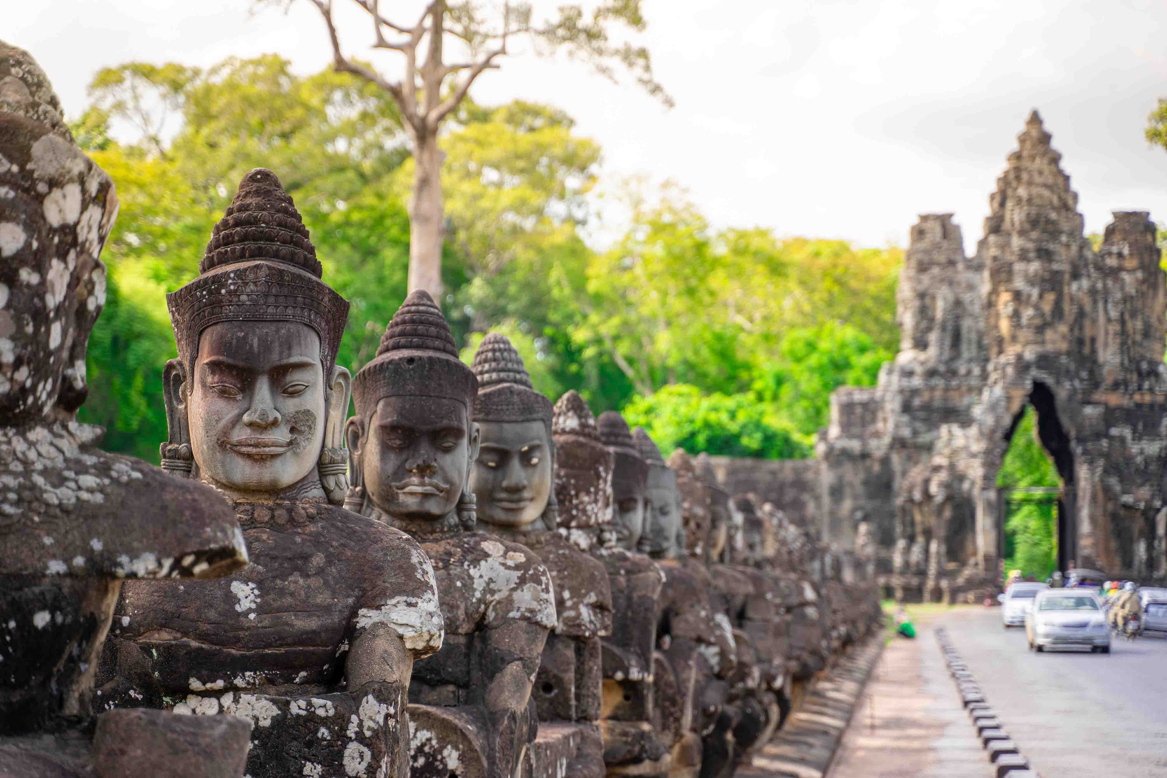 South Gate of Angkor Thom, Cambodia
